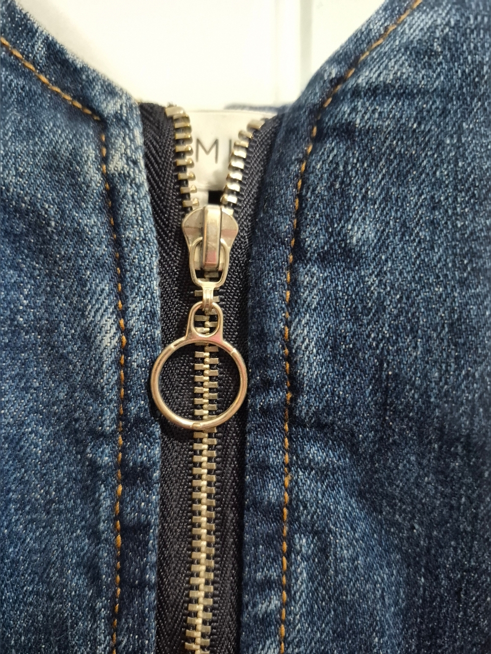 Womens Dynamite Blue Denim Dress Size XS - Picture 4 of 4